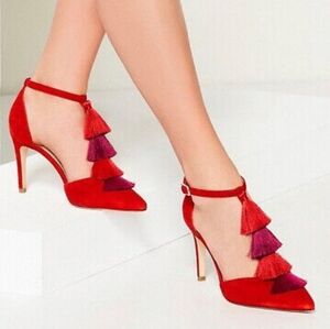 Antonio Melani Camalia Tassel Dancing Heels Size 8